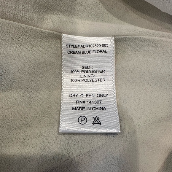 ASTR Satin Floral Midi Dress - IVORY - Picture 9 of 10